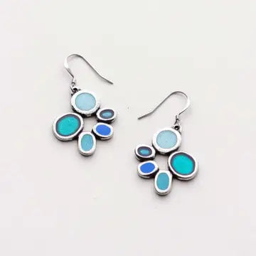 Wire Earrings by Danforth Pewter