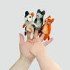 Wool Felt Finger Puppets by The Winding Road