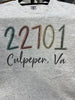 Culpeper, Va Zip Code 22701 T-Shirts