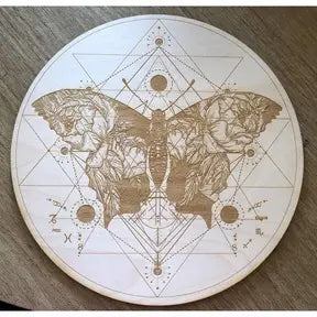 Wooden Crystal Grids by Zen and Meow