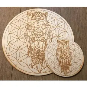 Wooden Crystal Grids by Zen and Meow