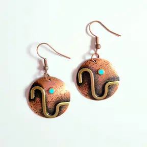 Eclectic Woodchuck Earrings