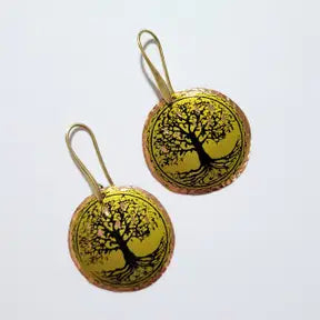 Eclectic Woodchuck Earrings