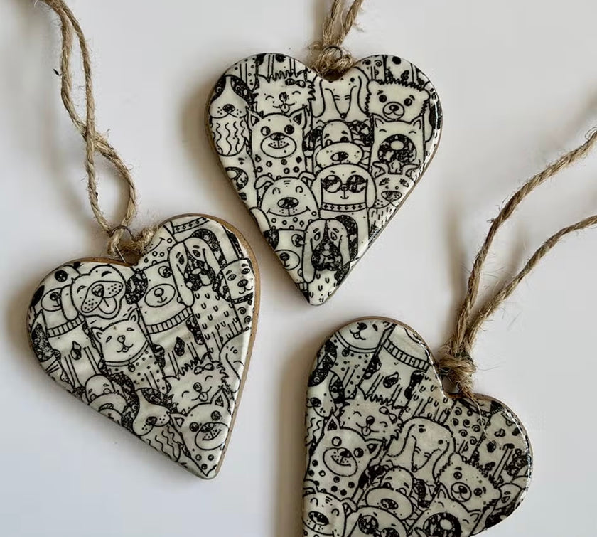 Ornaments by Gina DeSantis Ceramics