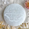 Selenite Crystal Disc Chargers