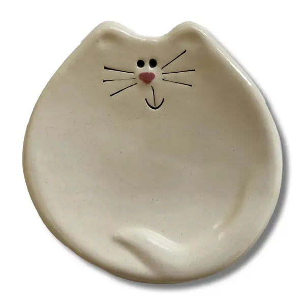 Mini Ceramic Kitty Dishes