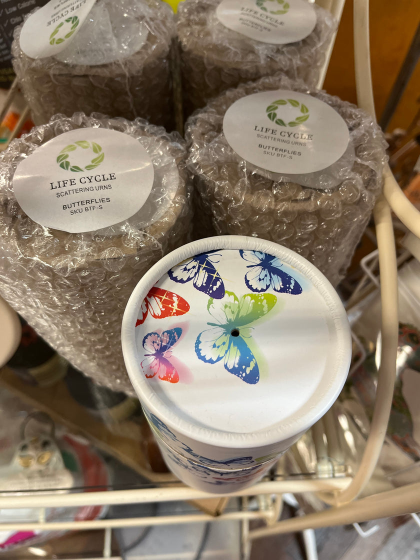 Butterfly Scattering Urn Tube