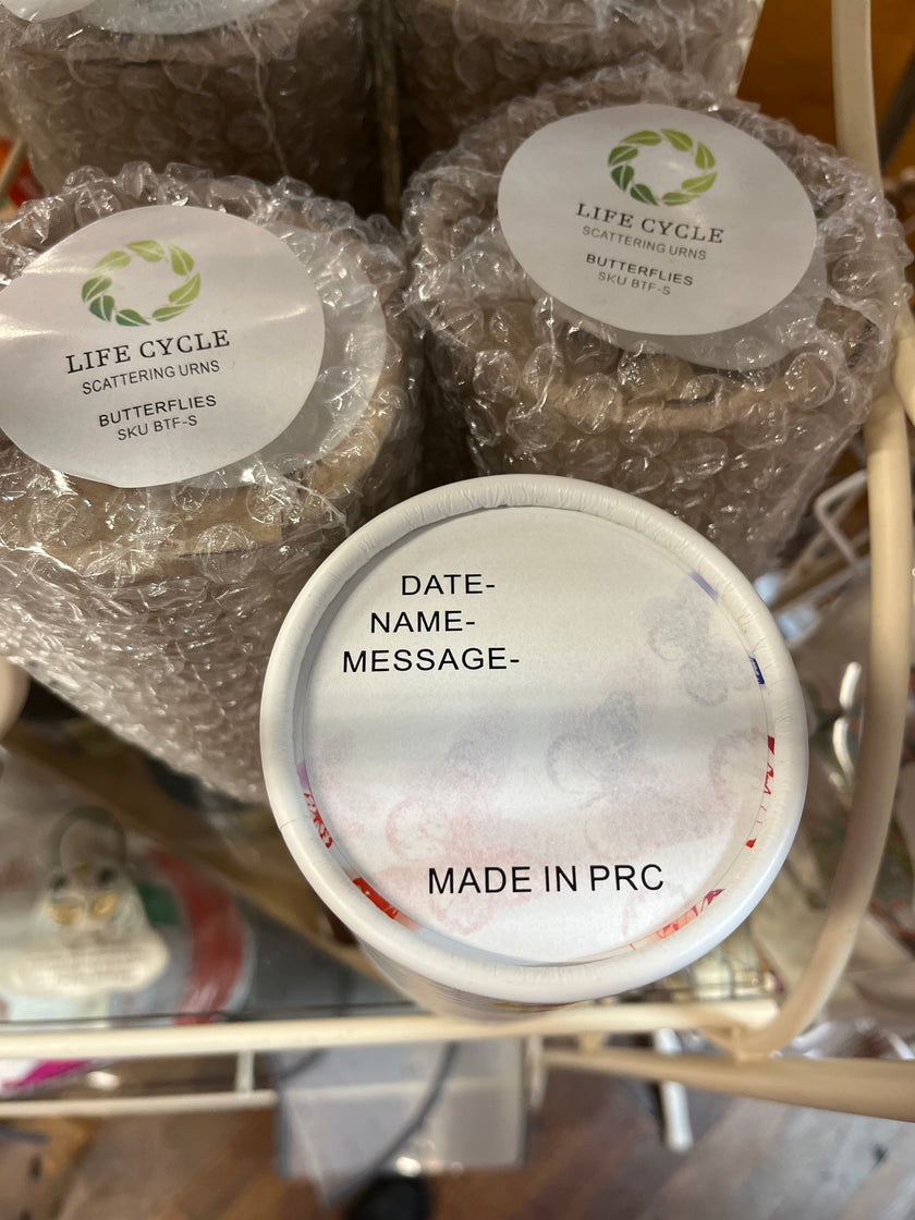 Butterfly Scattering Urn Tube