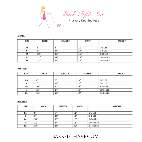 Pet Clothes by Bark Fifth Avenue