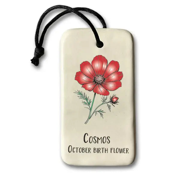 Birth Flower Ornaments by August Ceramics