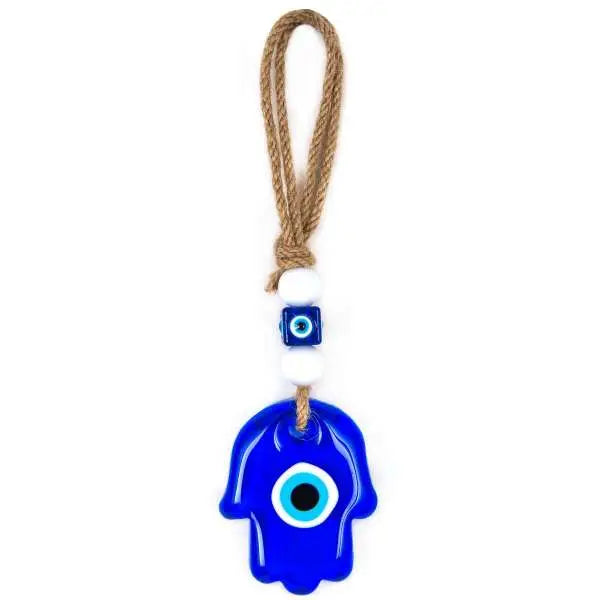 Glass Evil Eye Hanging Decor