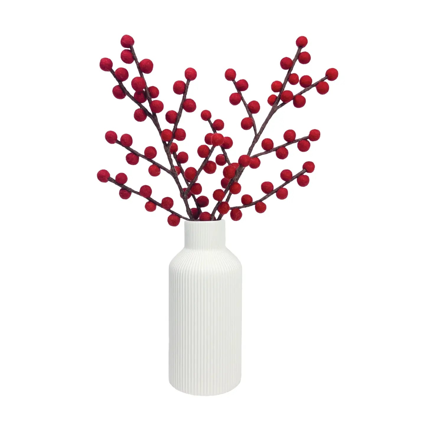 Wool Holiday Foliage Decor