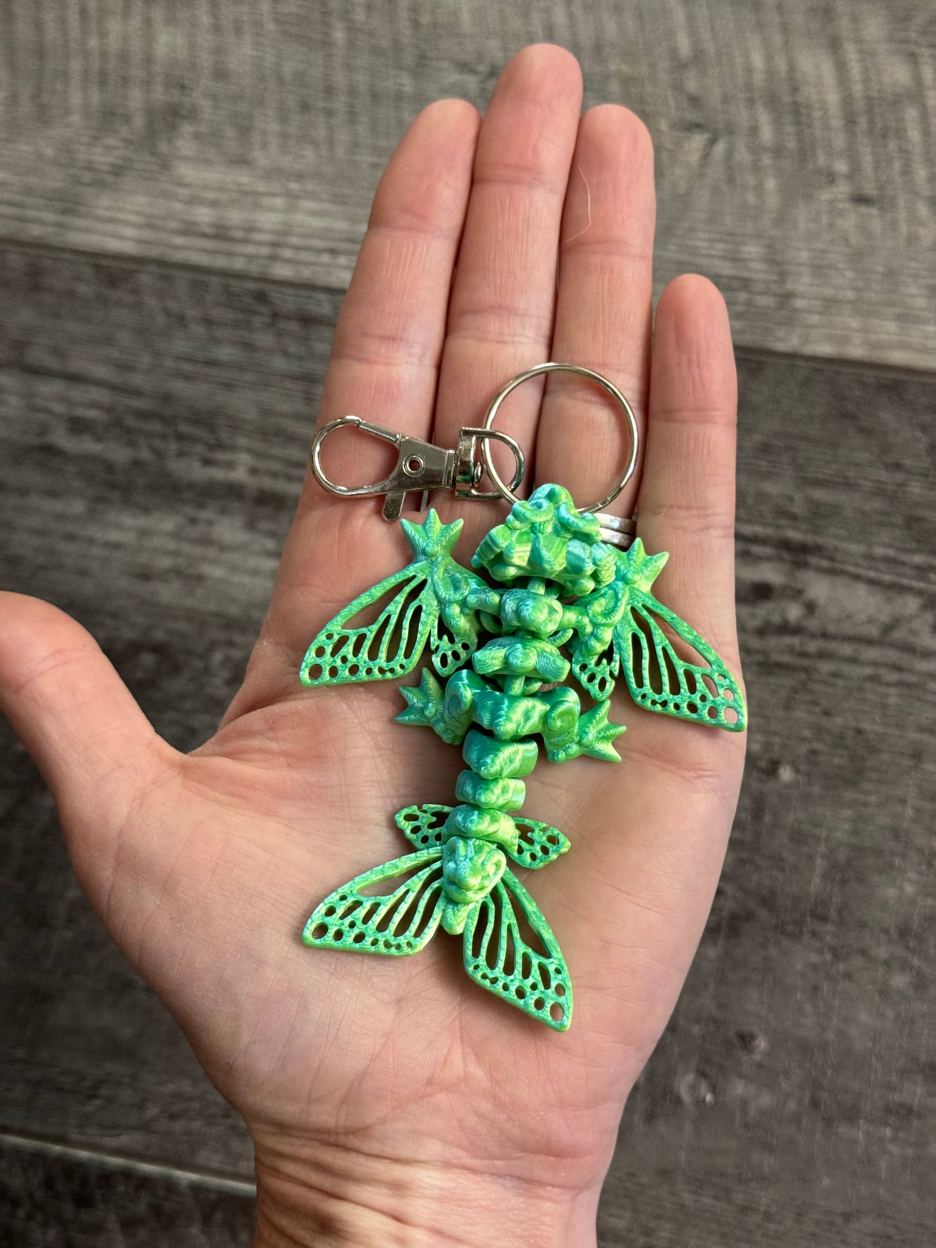 Butterfly Wyvern Keychain & Toy - 3D Printed