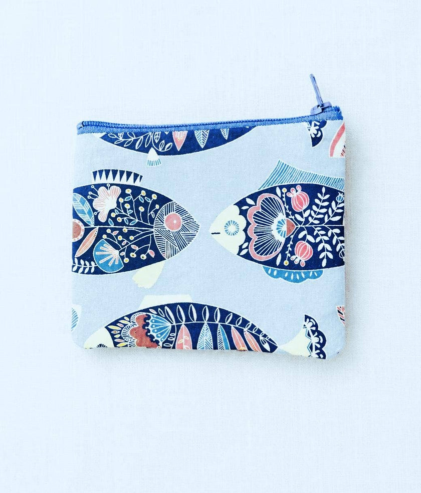 Multi-Purpose Fish Zipper Pouch for Makeup and Jewelry