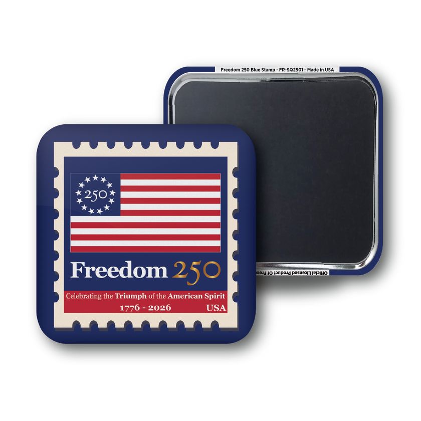 Freedom 250 Blue Stamp