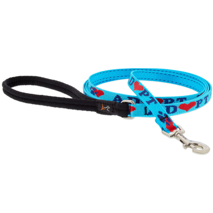 Original Designs Padded Handle Dog Leash, by Lupine