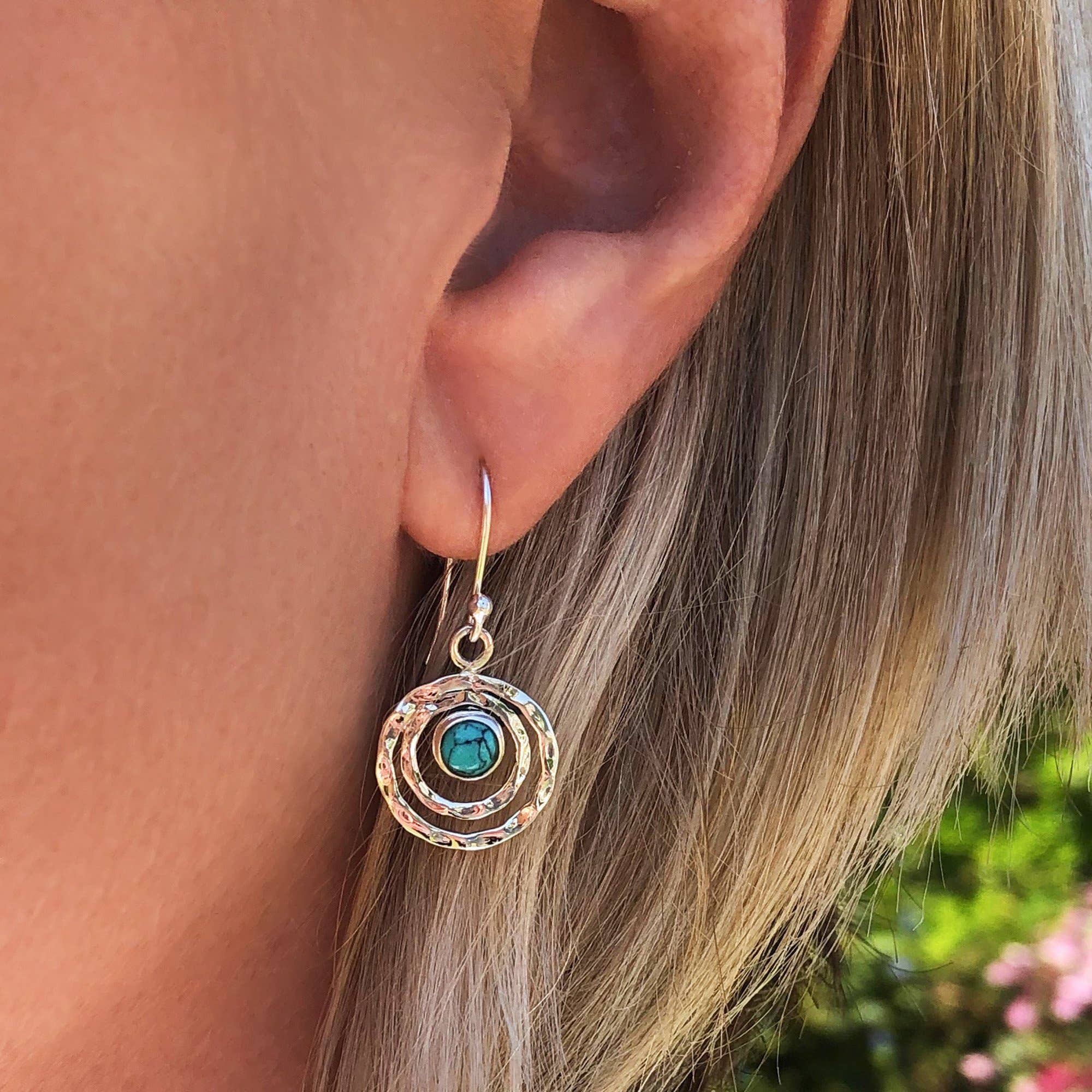 INFINITY UNIVERSE EARRINGS - TURQUOISE