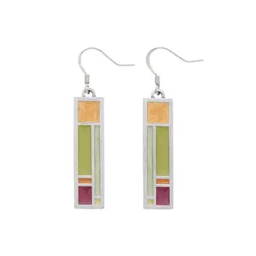 Wire Earrings by Danforth Pewter