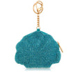 Blue Cove Sea Shell Beaded Coin Purse