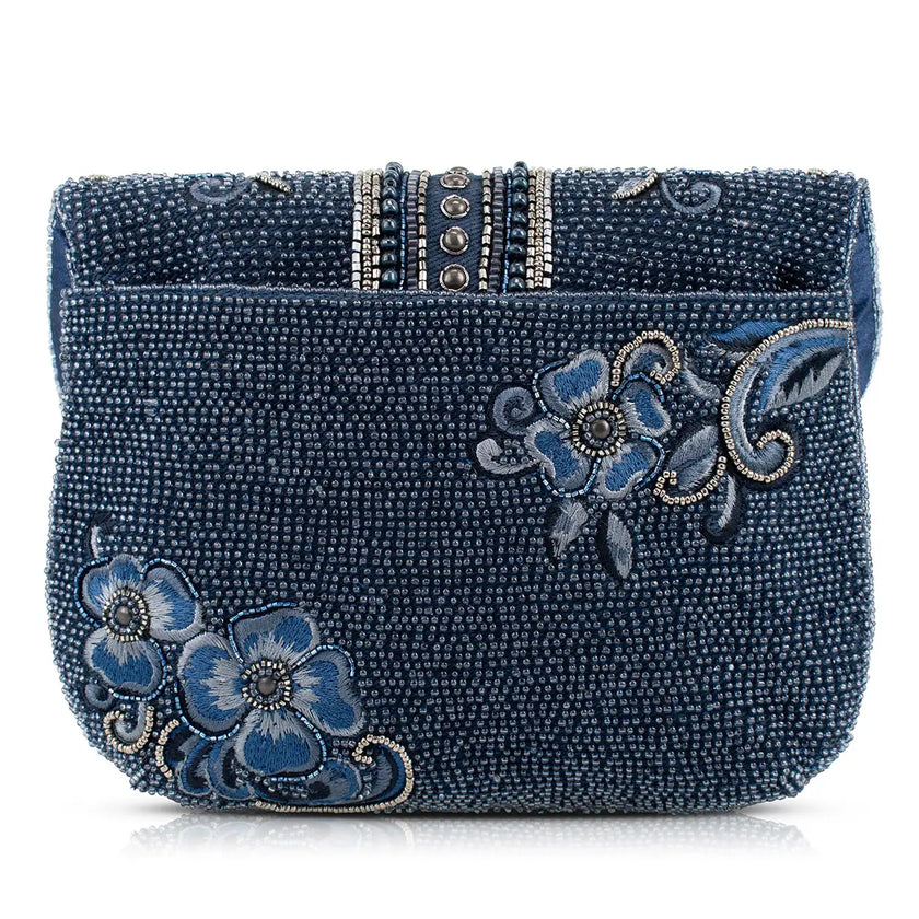Blue Alchemy Butterfly and Floral Handbag