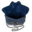 Blue Alchemy Butterfly and Floral Handbag