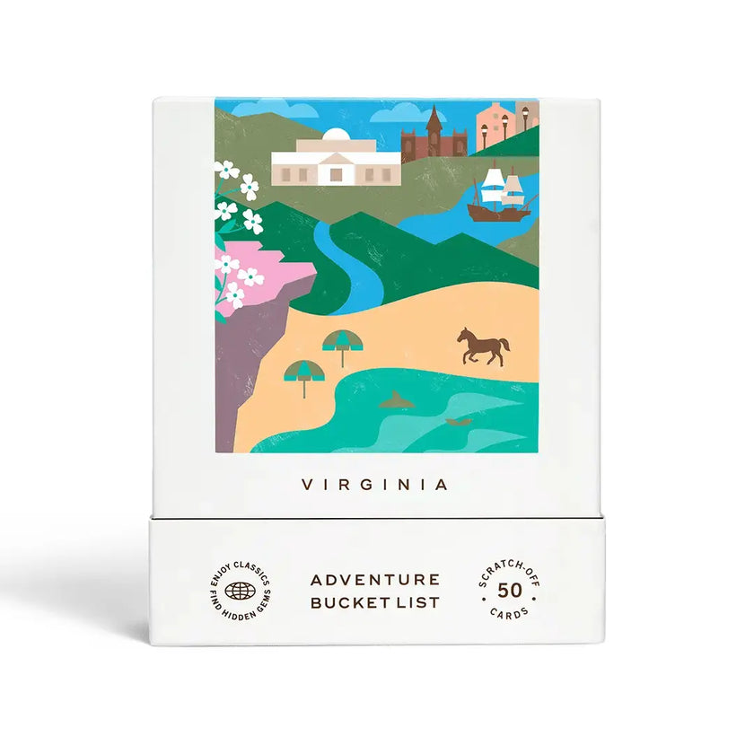 Virginia Bucket List Scratch Off Cards