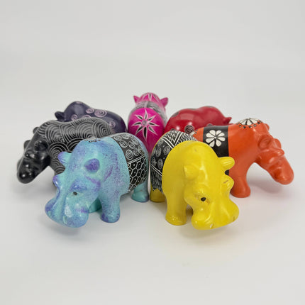 Soapstone Hippopotomus, Realistic 4
