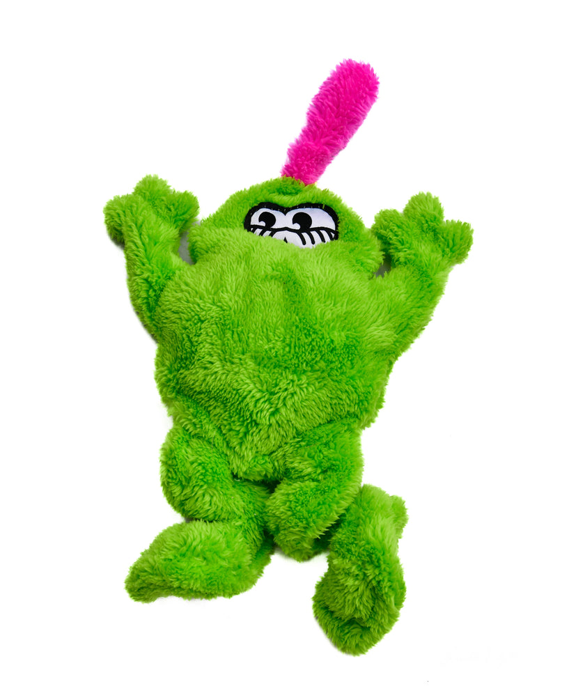 Duraplush Frog Dog Toy with Springy Legs