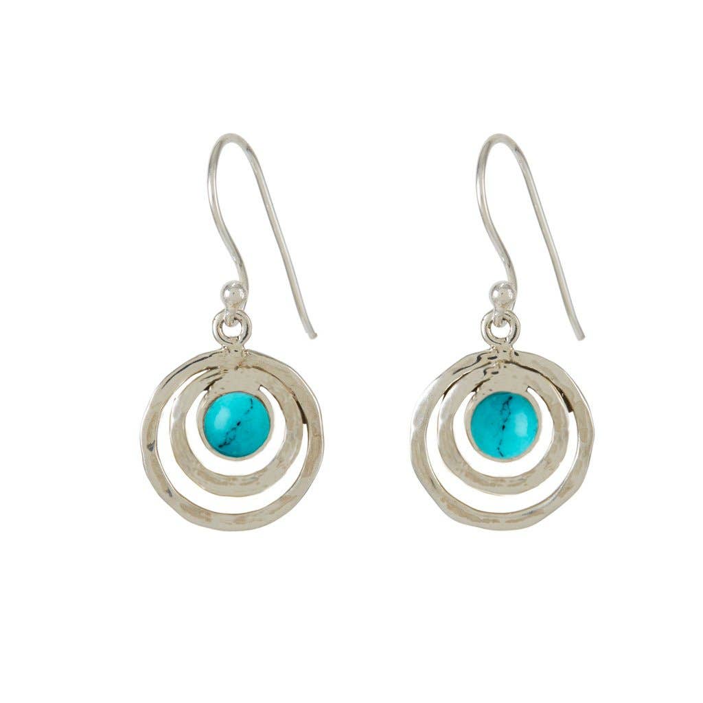 INFINITY UNIVERSE EARRINGS - TURQUOISE