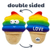 Fro-Yo Rainbow Cone Dog Toy (Double Sided)