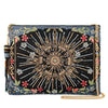 Solar Mystique Celestial and Flowers Handbag