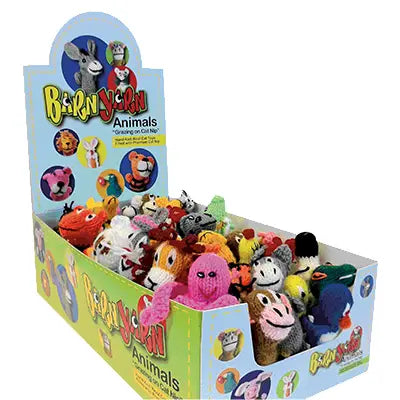 Chilly Dog Barnyarn Animals- Catnip Toys- Assorted Styles