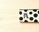 Cat Pouches, Polka Dot Pouches, Zipper Pouch, Cosmetic Bag, Make-Up Bag, Pencil Case, Coin Purse