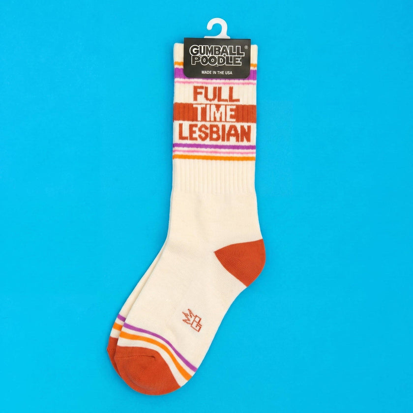 Full Time Lesbian Gym Crew Socks