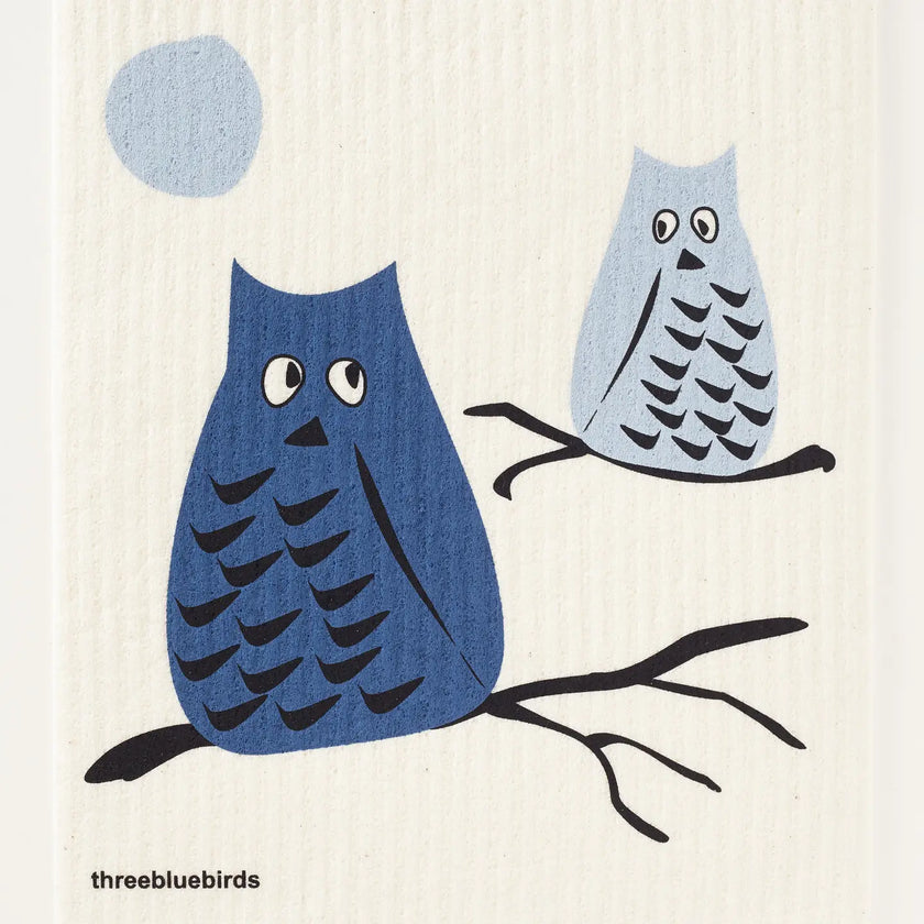 Three Bluebirds Swedish Dishcloths