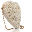 Precious Heart Handbag with Pearls