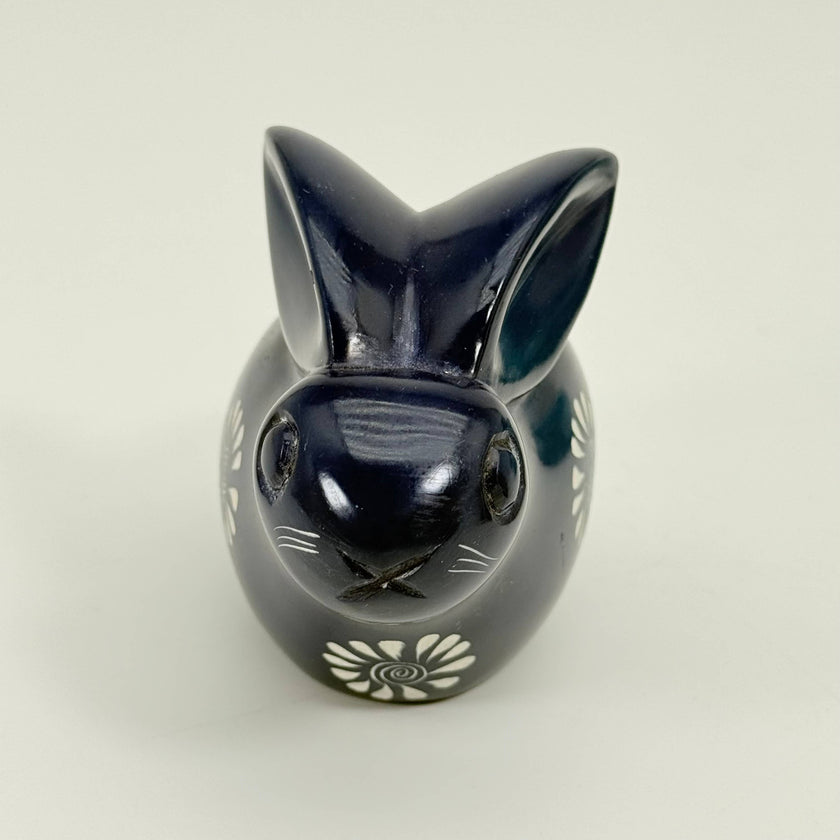 Soapstone Rabbit, Nestled  4.25