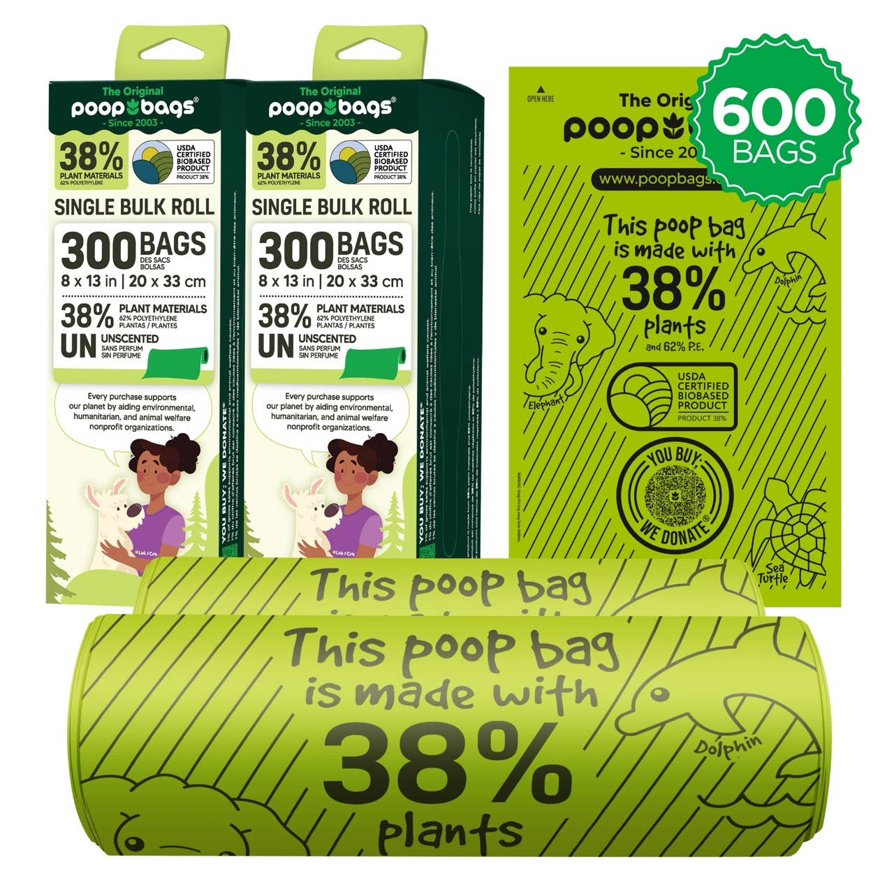 The Original Poop Bags® Bulk Roll