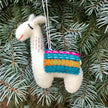 Wool Llama Ornament
