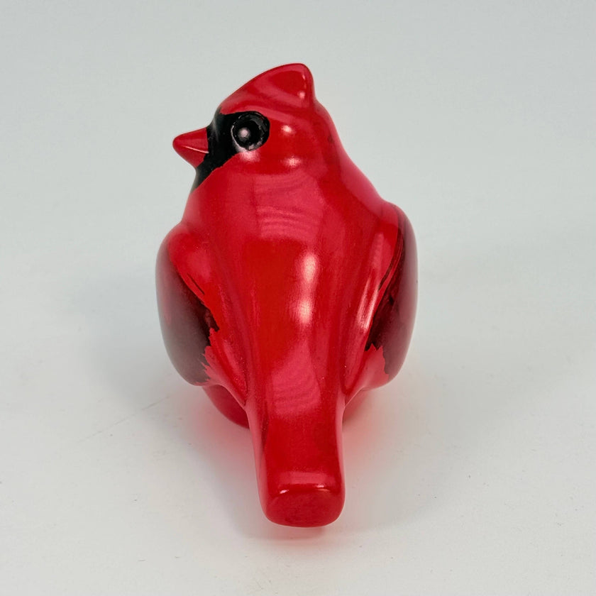 Soapstone Bird, Red Cardinal, Male, 3.5