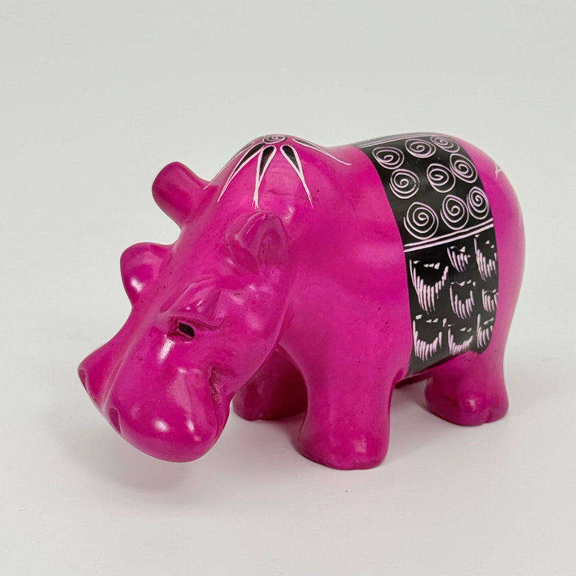 Soapstone Hippopotomus, Realistic 4