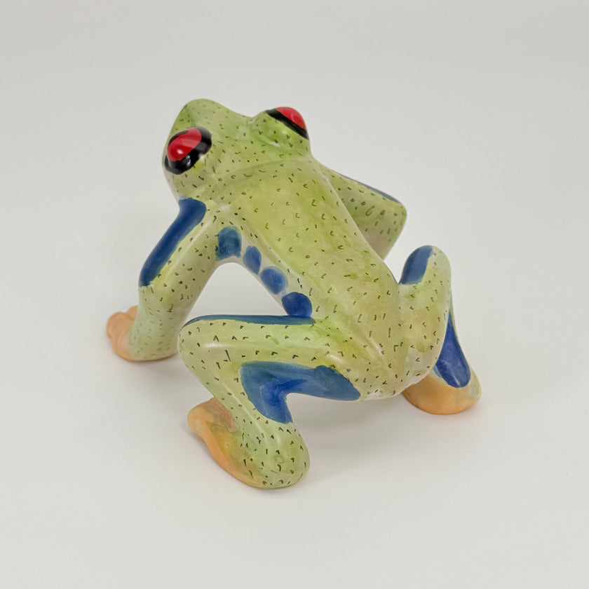 Soapstone Frog, Red Eyed Tree Frog, 6