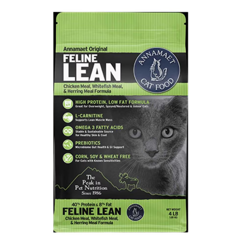 Annamaet Feline Lean 4lb bag (lime green)