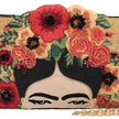 Frida Kahlo with Flower Headpiece Crossbody Handbag