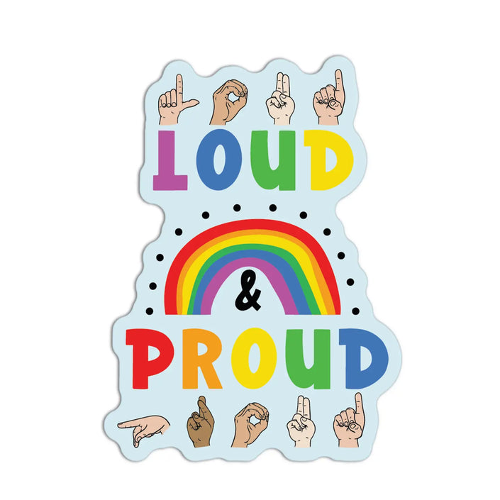 American Sign Language Stickers by Girls Printing House