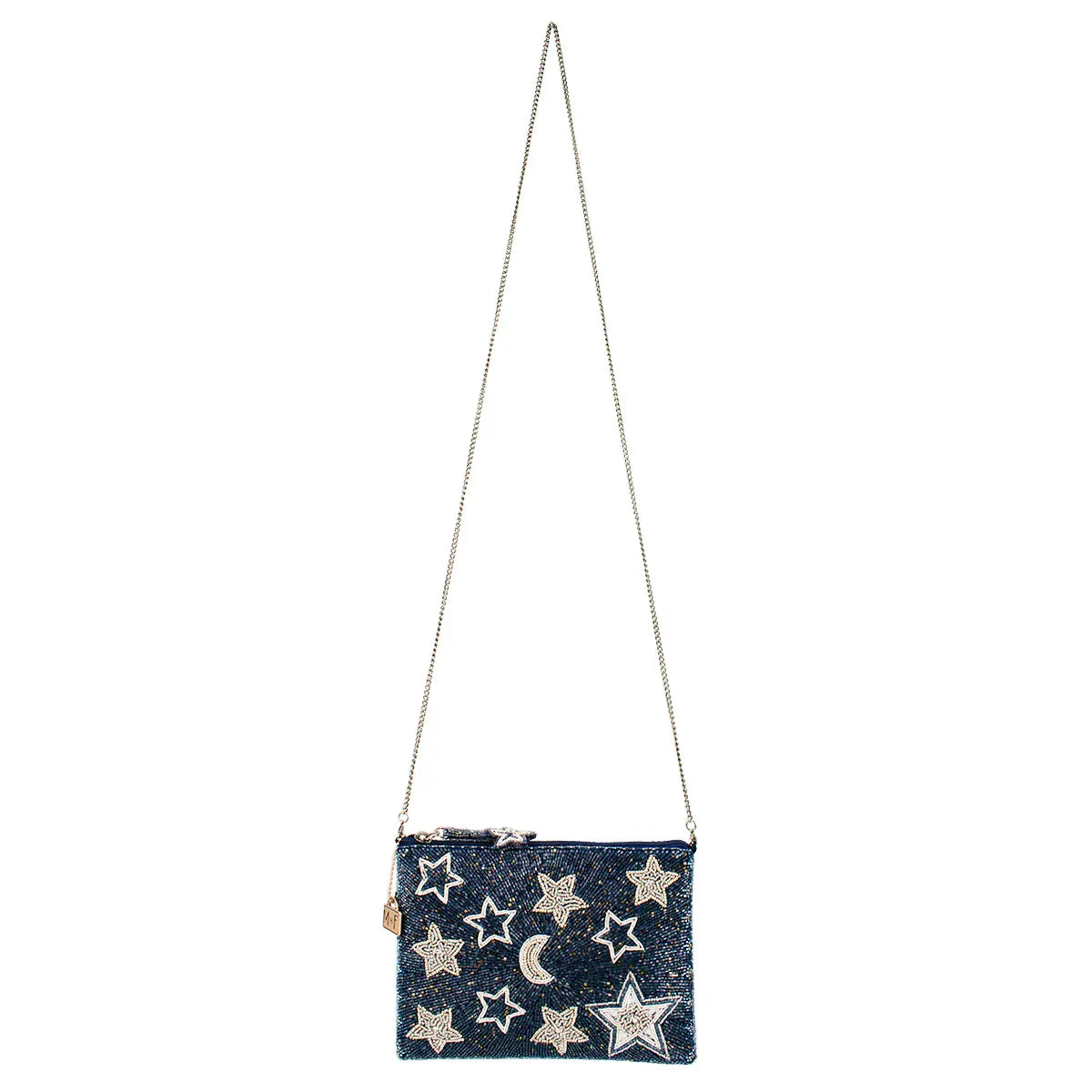 Super Nova Blue Celestial Stars & Moon Crossbody Mini