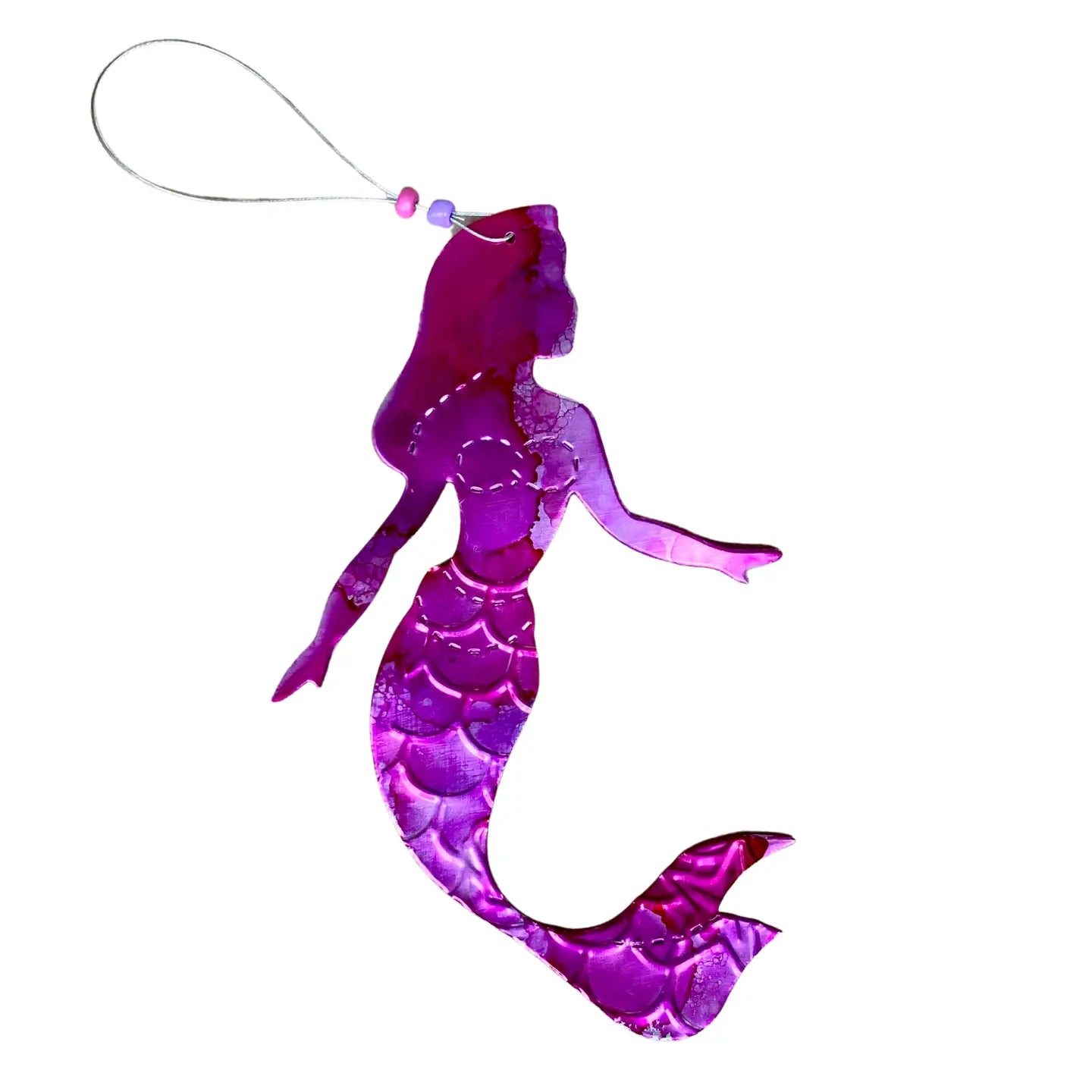 Upcycled Aluminum Ornaments by Seatree Studio