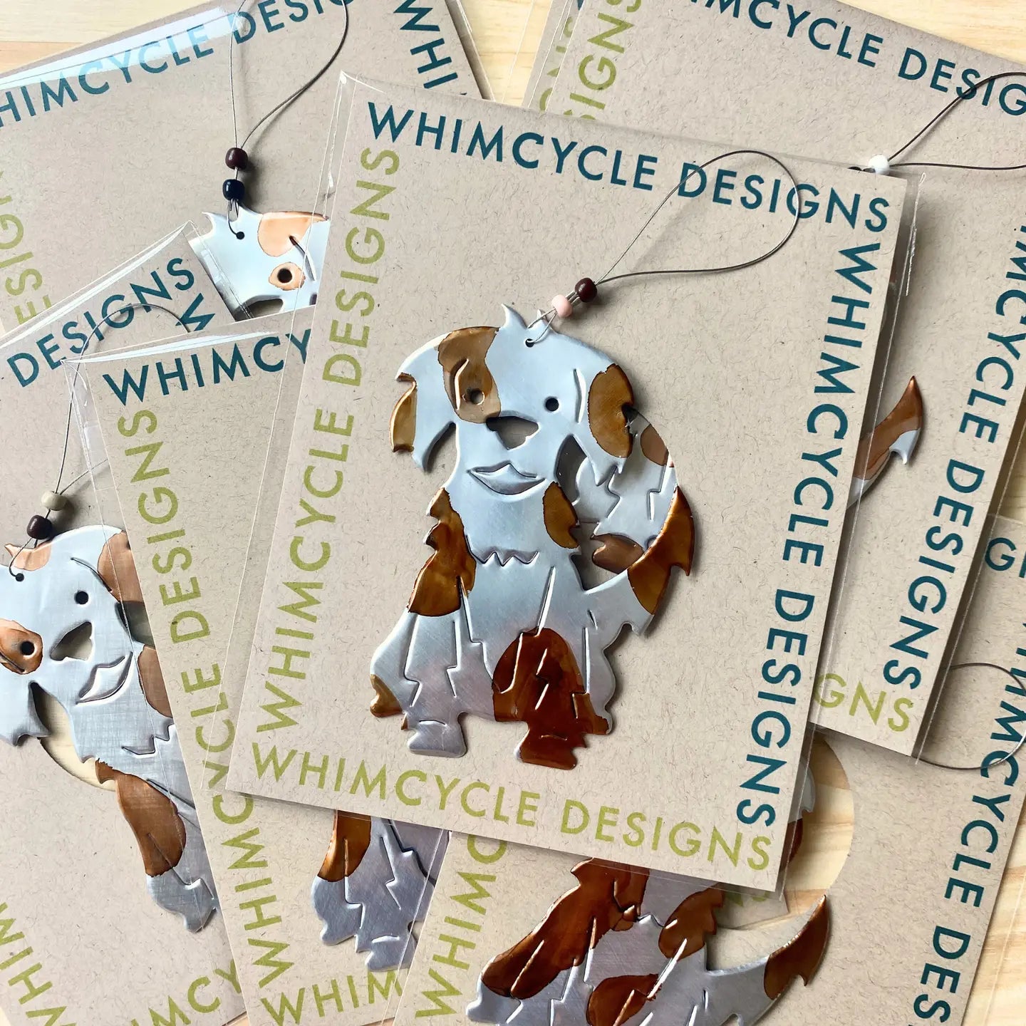 Upcycled Aluminum Ornaments by Seatree Studio