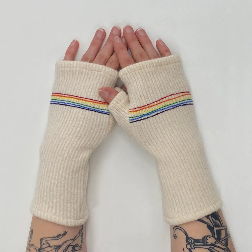 Fingerless Cashmere Gloves & Wool Hats by Sardine Clothing Co.
