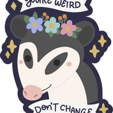 Mouthy Broad Stickers